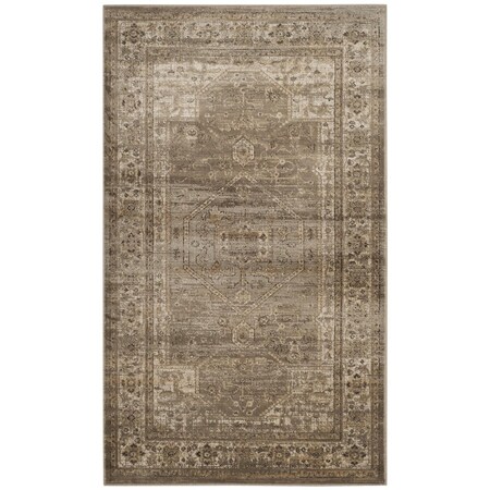 Safavieh Vintage Small Rectangle Area Rug, Mouse - 4 Ft. X 5 Ft.-7 In. VTG116-3110-4